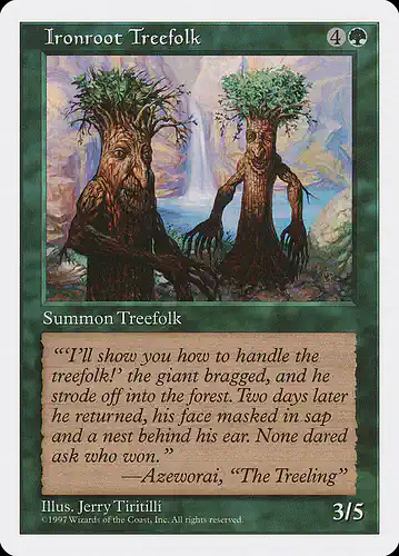 Ironroot Treefolk - 5ed Spoiler