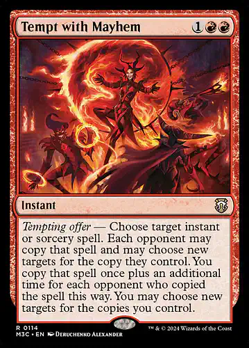 Tempt with Mayhem - m3c Spoiler