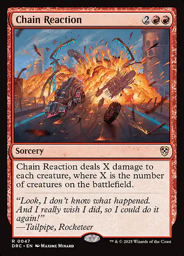 Chain Reaction - drc Spoiler