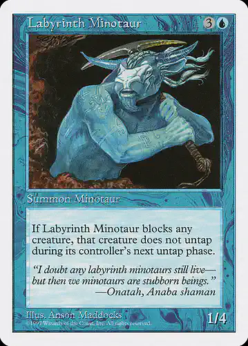 Labyrinth Minotaur - 5ed Spoiler