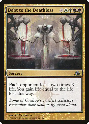 Debt to the Deathless - dgm Spoiler