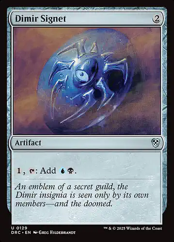 Dimir Signet - drc Spoiler