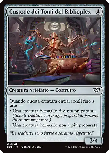 Biblioplex Tomekeeper - sos Spoiler