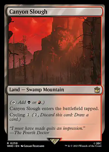 Canyon Slough - who Spoiler
