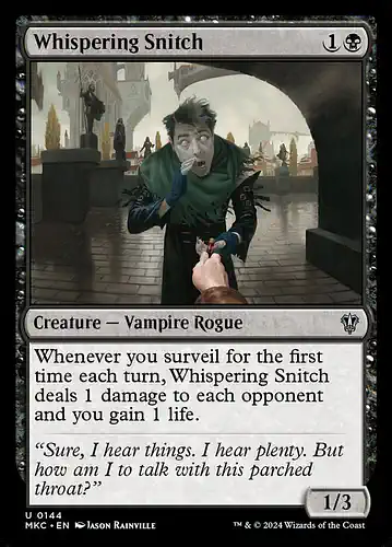 Whispering Snitch - mkc Spoiler