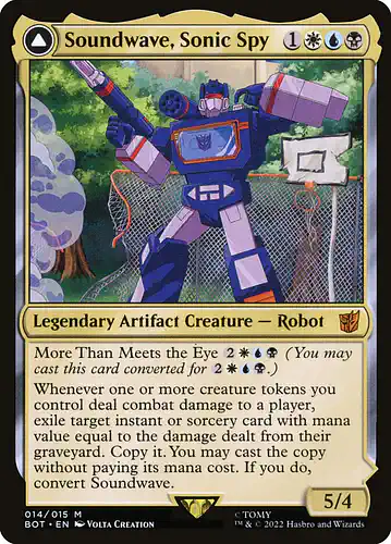Soundwave, Sonic Spy - bot Spoiler
