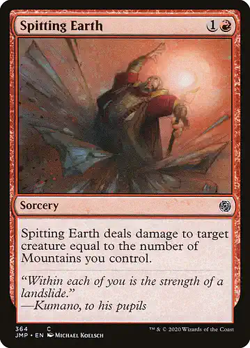 Spitting Earth - jmp Spoiler