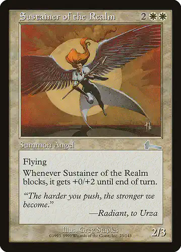 Sustainer of the Realm - ulg Spoiler