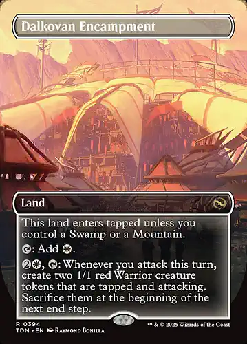 Dalkovan Encampment - tdm Spoiler