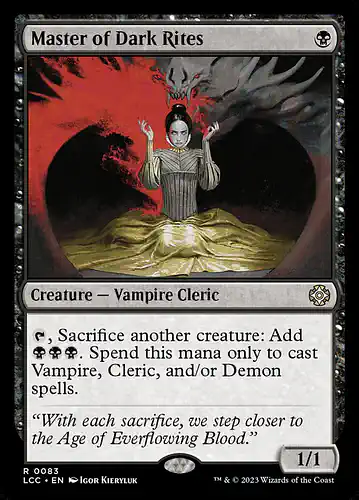 Master of Dark Rites - lcc Spoiler