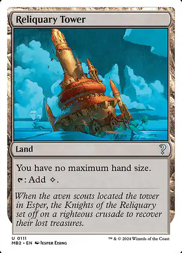 Reliquary Tower - mb2 Spoiler