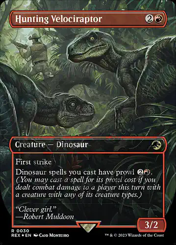 Hunting Velociraptor - rex Spoiler