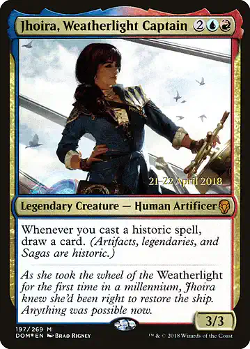 Jhoira, Weatherlight Captain - dom Spoiler