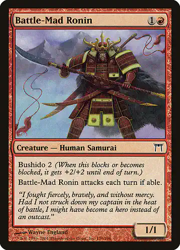 Battle-Mad Ronin - chk Spoiler