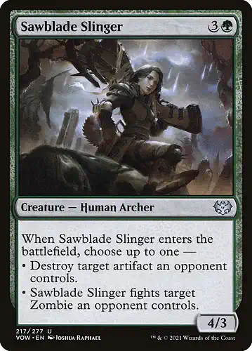 Sawblade Slinger - vow Spoiler