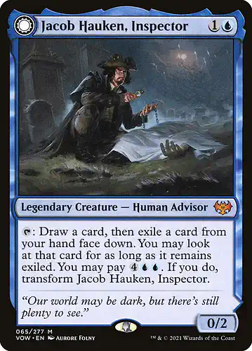Jacob Hauken, Inspector - vow Spoiler