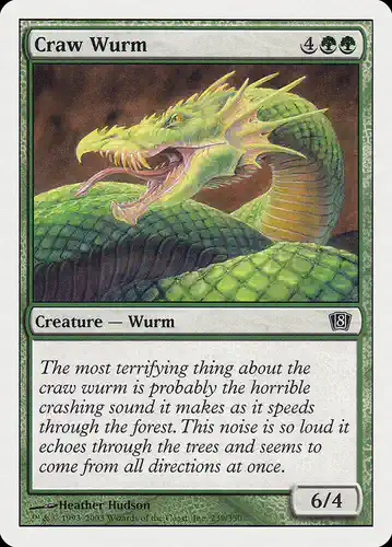 Craw Wurm - 8ed Spoiler