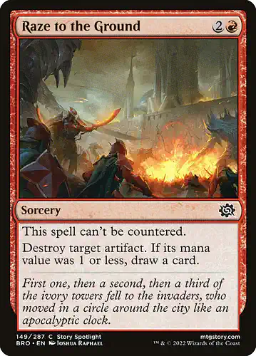 Raze to the Ground - bro Spoiler