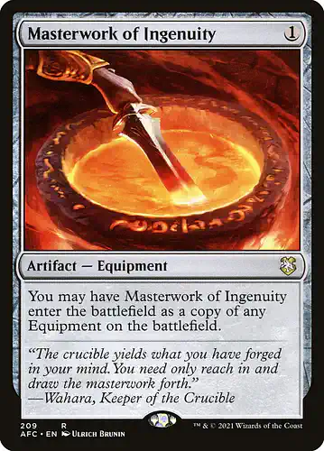 Masterwork of Ingenuity - afc Spoiler