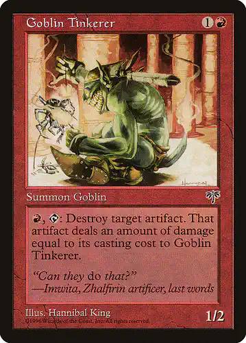 Goblin Tinkerer - mir Spoiler