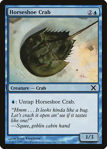 Horseshoe Crab - 10e Spoiler