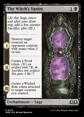 The Witch's Vanity - woe Spoiler