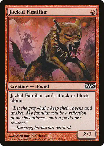 Jackal Familiar - m10 Spoiler