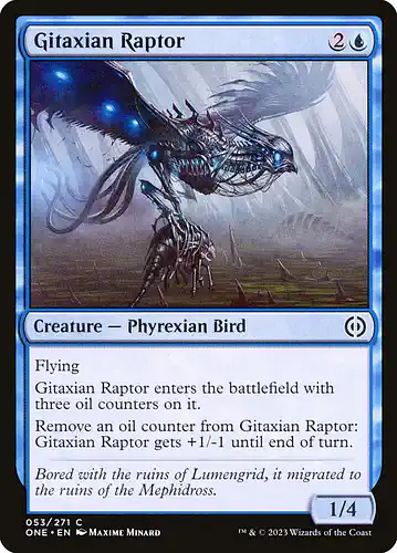 Gitaxian Raptor - one Spoiler