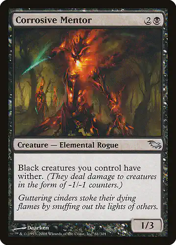 Corrosive Mentor - shm Spoiler