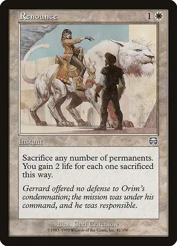 Renounce - mmq Spoiler