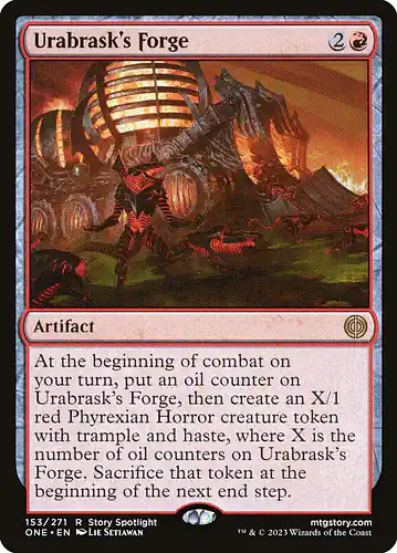 Urabrask's Forge - one Spoiler