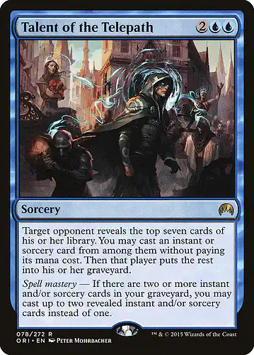Talent of the Telepath - ori Spoiler