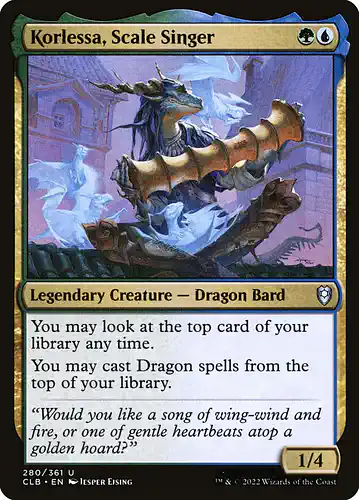 Korlessa, Scale Singer - clb Spoiler