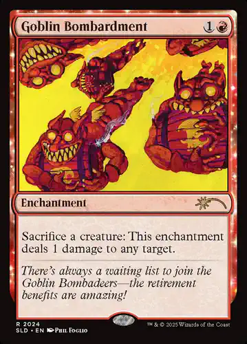 Goblin Bombardment - sld Spoiler