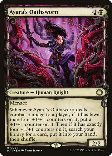 Ayara's Oathsworn - mat Spoiler