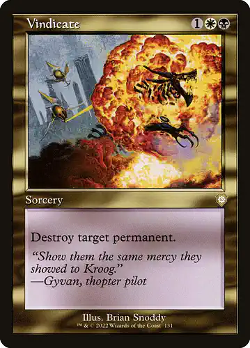 Vindicate - brc Spoiler