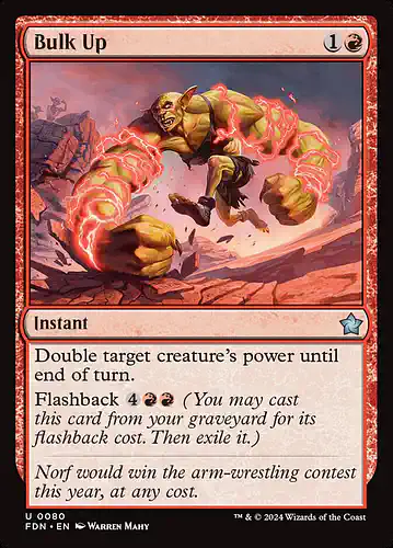 Bulk Up - fdn Spoiler