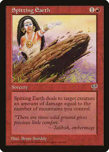 Spitting Earth - mir Spoiler