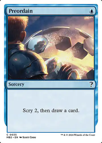 Preordain - mb2 Spoiler