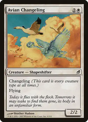 Avian Changeling - lrw Spoiler