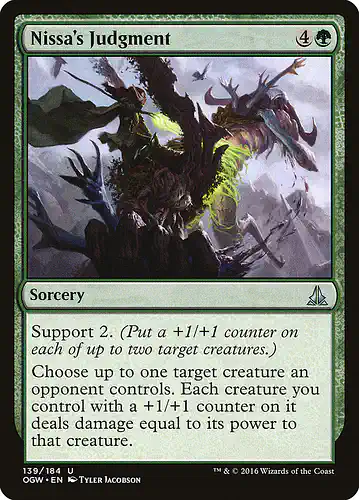 Nissa's Judgment - ogw Spoiler