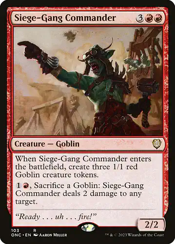 Siege-Gang Commander - onc Spoiler