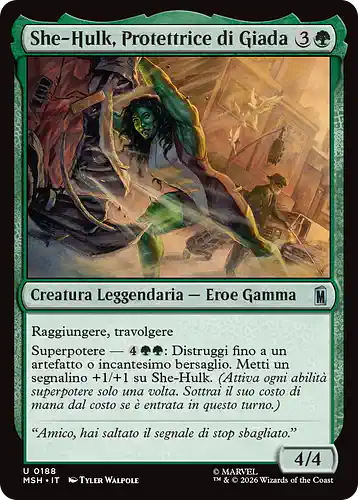 She-Hulk, Jade Defender - msh Spoiler