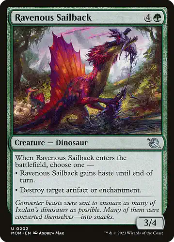 Ravenous Sailback - mom Spoiler