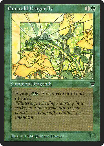 Emerald Dragonfly - leg Spoiler