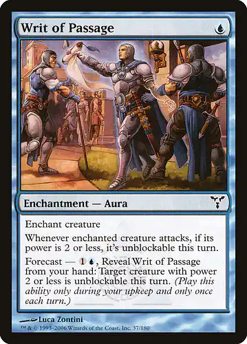Writ of Passage - dis Spoiler
