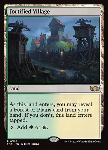 Fortified Village - tdc Spoiler