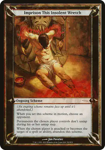 Imprison This Insolent Wretch - dci Spoiler