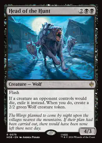 Head of the Hunt - hob Spoiler