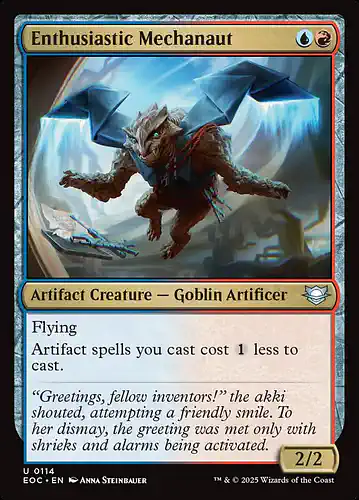 Enthusiastic Mechanaut - eoc Spoiler